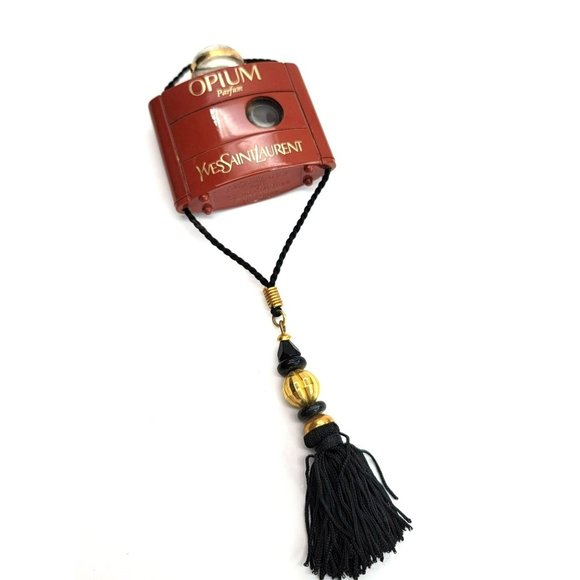 Yves Saint Laurent YSL Opium Perfume Bottle Holder Tassel DH493 - Picture 2 of 6